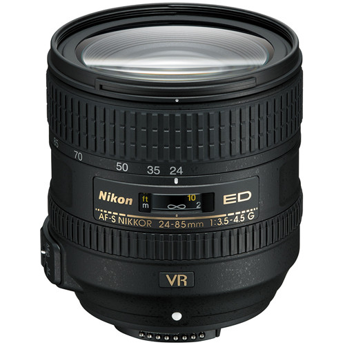 Nikon AF-S Nikkor 24-85mm f/3.5-4.5G ED VR - 2 Year Warranty - Next Day Delivery