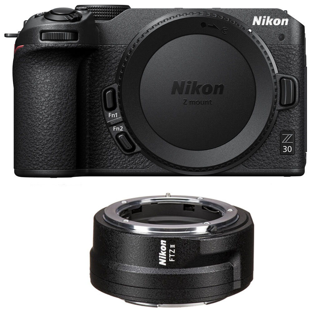 Nikon Z30 + FTZ II mount adapter