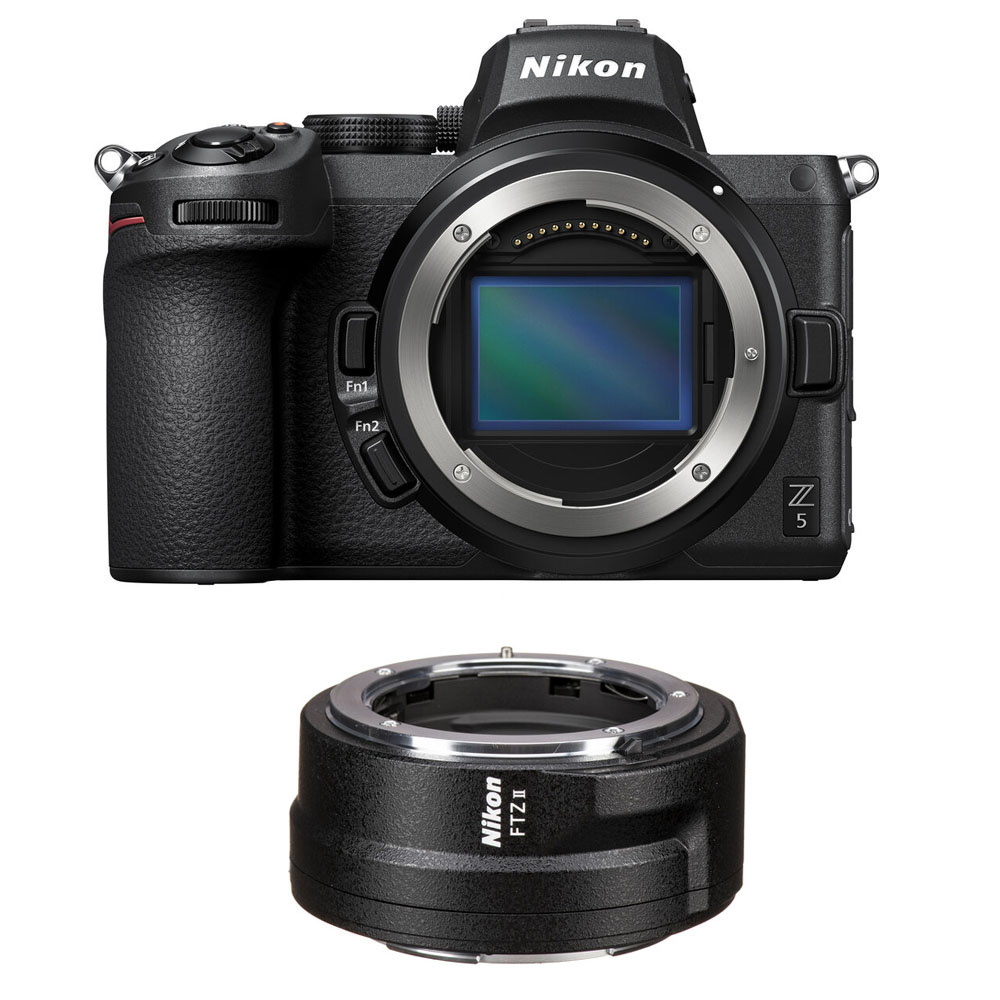 Nikon Z5 + FTZ II mount adapter