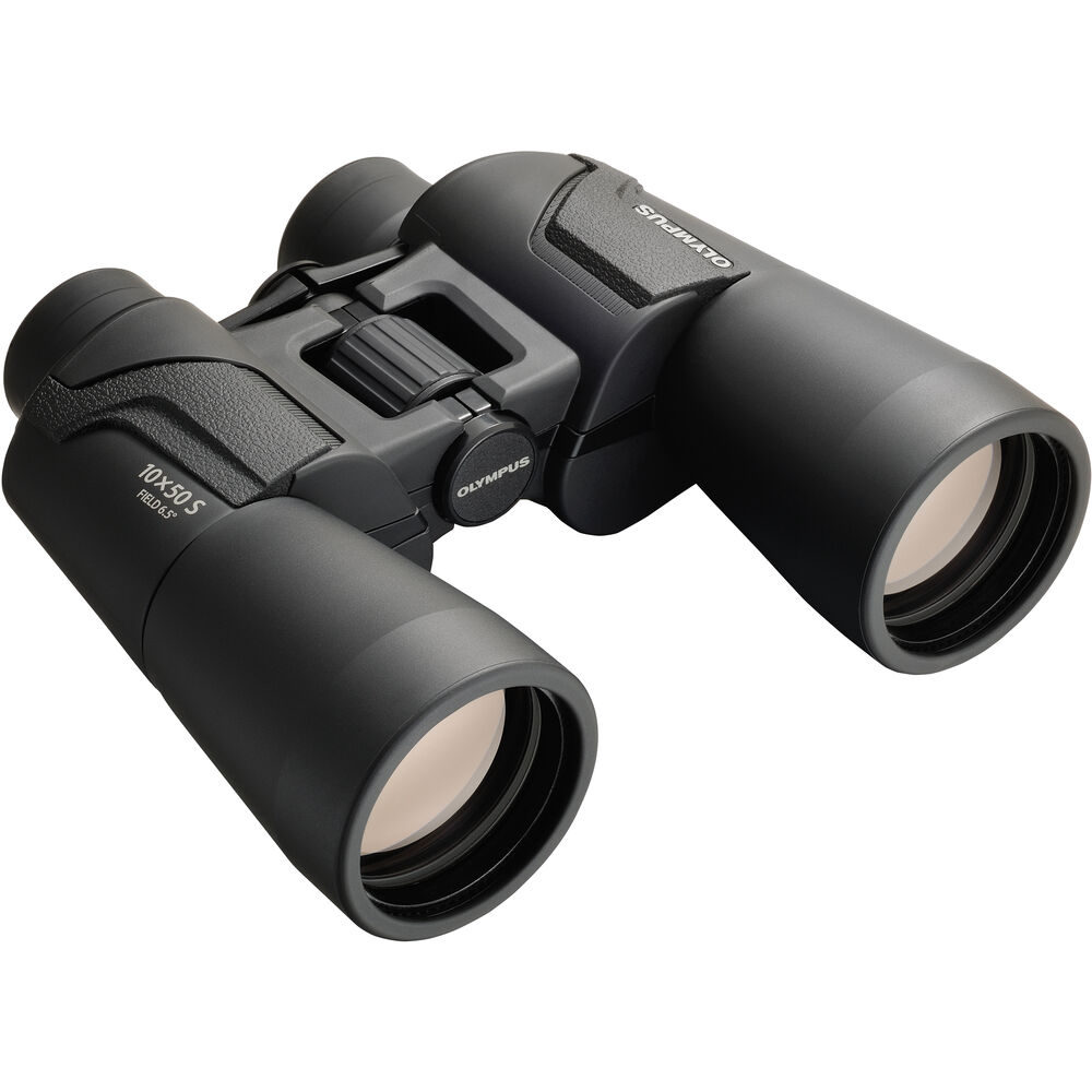 Olympus 10x50 Explorer S Binoculars (Black) - 2 Year Warranty - Next Day Delivery